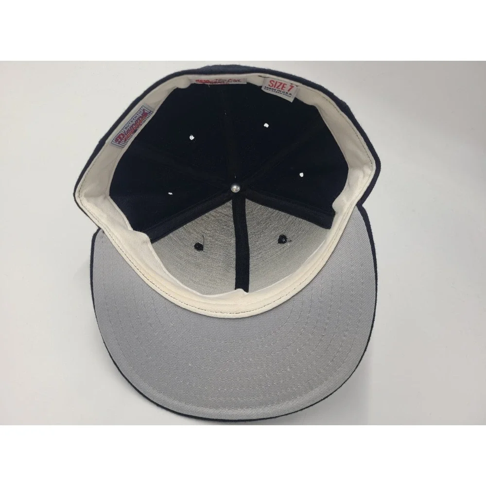 Vintage Houston Astros New Era 59Fifty Pro Model Fitted 7 Hat Cap Blue Gold Star